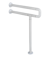 Поручень напольно-настенный с антибактериальным покрытием (белый) - fgospostavki.ru - Рязань