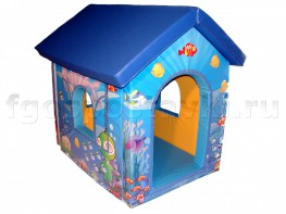 Домик игровой "Море" с рисунком (трансформируется в маты) - fgospostavki.ru - Рязань