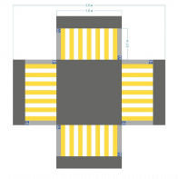 Имитация четырехстороннего перекрестка 5,5*4,5 м - fgospostavki.ru - Рязань