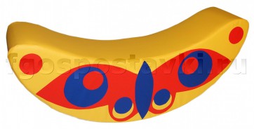 Мягкий модуль "Качалка-бабочка" (100х25х40 сантиметров) - fgospostavki.ru - Рязань