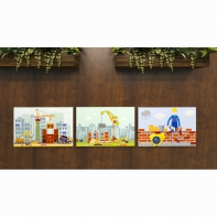 Комплект настенных панелей «Стройка» - fgospostavki.ru - Рязань