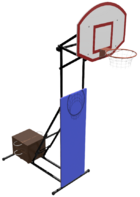Стойка стритбольная-минибаскетбольная складная, переносная (регулируемая высота от 2,75 метров до 3,05 метра) - fgospostavki.ru - Рязань