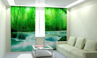 Комплект светонепроницаемых штор "Быстрая река" - fgospostavki.ru - Рязань