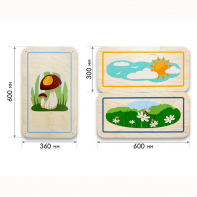 Набор стеновых панелей «Природа нашего края - Прогулка» - fgospostavki.ru - Рязань