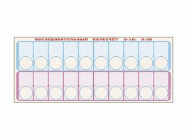 Панно "Объекты, предназначенные для демонстрации последовательного пересчета от 0 до 10; от 0 до 20" + комплект тематических магнитов - fgospostavki.ru - Рязань