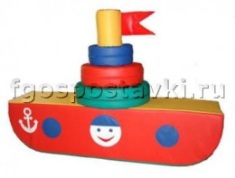 Модуль-конструктор "Пароход" (5 элементов) - fgospostavki.ru - Рязань