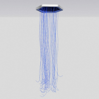 Потолочная светодиодная панель с фиброоптическим душем - fgospostavki.ru - Рязань