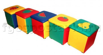 Пуфик "Веселый огород" - fgospostavki.ru - Рязань