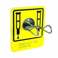 Травмобезопасный крючок-держатель для костылей и одежды - fgospostavki.ru - Рязань