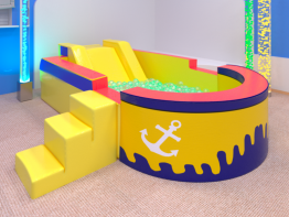 Бассейн сухой фигурный разборный - fgospostavki.ru - Рязань