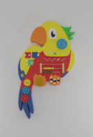 Бизиборд «Разноцветный попугай» - fgospostavki.ru - Рязань