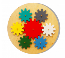 Бизиборд «Цветные шестеренки» - fgospostavki.ru - Рязань