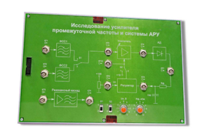 Сменная панель «Исследование усилителя промежуточной частоты и системы АРУ» - fgospostavki.ru - Рязань