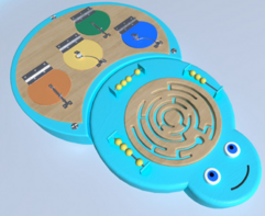 Настенный игровой элемент «Гусеница» - fgospostavki.ru - Рязань