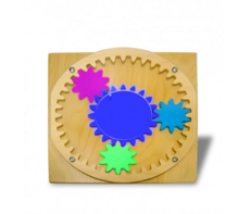Тактильно-развивающая панель «Цветные шестеренки» - fgospostavki.ru - Рязань