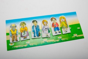 Набор пальчиковых кукол "Семья" 6 штук - fgospostavki.ru - Рязань