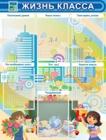 Стенд "Жизнь класса" Вариант 2 - fgospostavki.ru - Рязань