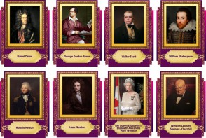 Стенд "Портреты великих британцев" - fgospostavki.ru - Рязань