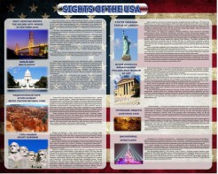 Стенд "Достопримечательности США" Вариант 2 - fgospostavki.ru - Рязань
