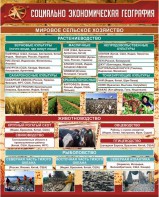 Стенд "Социально-экономическая география. Сельское хозяйство" - fgospostavki.ru - Рязань