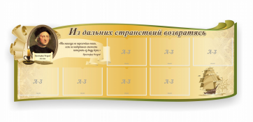 Стенд резной "Из дальних странствий возвратясь" - fgospostavki.ru - Рязань