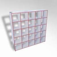 Шкаф открытый многосекционный ТР25 ЛДСП - fgospostavki.ru - Рязань