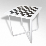 Стол шахматный "Турнир ТР" на металлокаркасе - fgospostavki.ru - Рязань