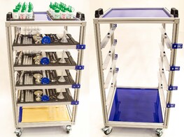 Мобильная стойка для хранения наборов ГИА по химии - fgospostavki.ru - Рязань