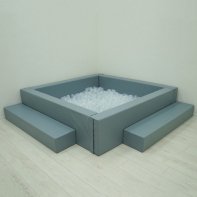 Сухой бассейн с шариками и RGB-подсветкой 140х140 см - fgospostavki.ru - Рязань