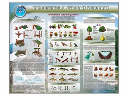 Стенд "Как выжить в суровых условиях" - fgospostavki.ru - Рязань