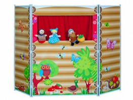 Учебный комплект "Домашний театр" с тематическими фигурками для представлений - fgospostavki.ru - Рязань