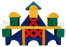 Мягкий модуль-конструктор "Терем" (23 элемента) - fgospostavki.ru - Рязань
