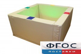 Сухой бассейн интерактивный с кнопками-переключателями (217х217х66 сантиметров) - fgospostavki.ru - Рязань