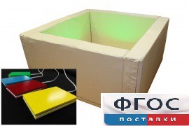 Сухой бассейн вибромузыкальный с клавишами управления (217х217х66 сантиметров) - fgospostavki.ru - Рязань