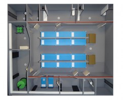 Макет "Убежище в разрезе" (встроенное убежище) - fgospostavki.ru - Рязань