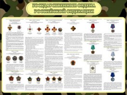 Стенд "Государственные ордена РФ" - fgospostavki.ru - Рязань