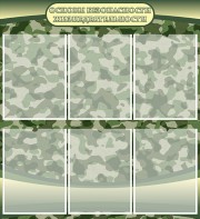 Стенд "Основы безопасности жизнедеятельности" Вариант 2 - fgospostavki.ru - Рязань