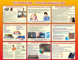 Стенд "Терроризм - угроза обществу" - fgospostavki.ru - Рязань
