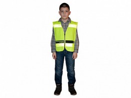 Световозвращающий жилет на молнии для пешеходов - fgospostavki.ru - Рязань