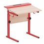 Стол ученический с наклоном столешницы (0-15°) на прямоугольной трубе - fgospostavki.ru - Рязань