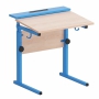 Стол ученический с наклоном столешницы (0-15°) на прямоугольной трубе - fgospostavki.ru - Рязань