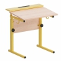 Стол ученический с наклоном столешницы (0-15°) на прямоугольной трубе - fgospostavki.ru - Рязань
