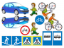 Магнитно-маркерная доска "Дорожные правила пешехода" с комплектом тематических магнитов - fgospostavki.ru - Рязань