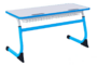 Парта SMARTY двухместная регулируемая по высоте с антивандальной кромкой - fgospostavki.ru - Рязань