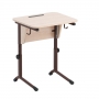 Стол ученический с наклоном столешницы (0-24°) на плоскоовальной трубе - fgospostavki.ru - Рязань