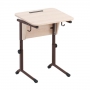 Стол ученический с наклоном столешницы (0-24°) на плоскоовальной трубе - fgospostavki.ru - Рязань