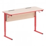 Стол ученический двухместный с наклоном столешницы (0-24°) на прямоугольной трубе - fgospostavki.ru - Рязань