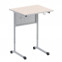 Стол ученический одноместный с перфорированной панелью - fgospostavki.ru - Рязань